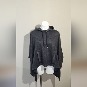 Super cozy ATHLETA Blissful Hooded Yoga Pullover Poncho/Cape